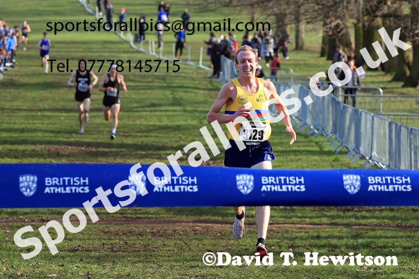 Senior Men, 2024 CAU Inter Counties Cross Country Champs., Wollaton Park, Nottingham. Photo: David T. Hewitson/Sports for All Pics